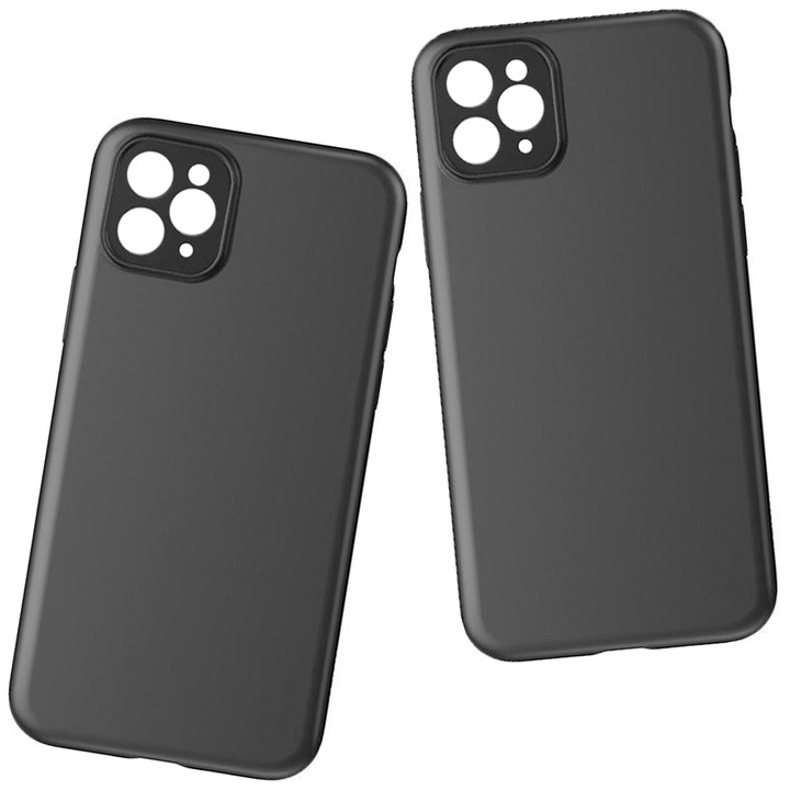 Husa telefon Hurtel Soft Case pentru Motorola Moto G53, silicon, negru