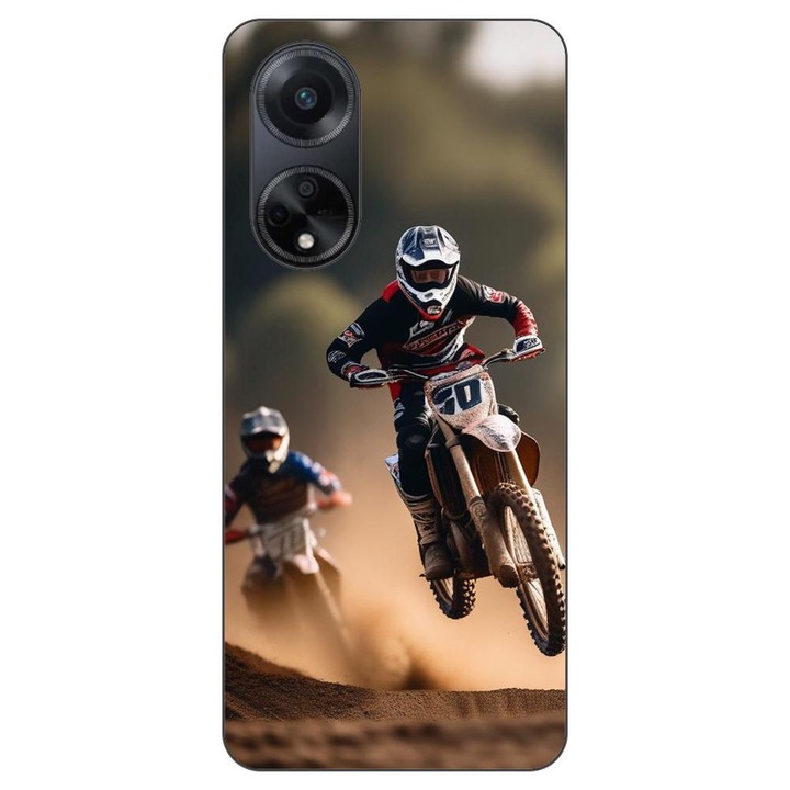Husa compatibila cu Oppo A98 5G Silicon Gel Tpu Model Motocross