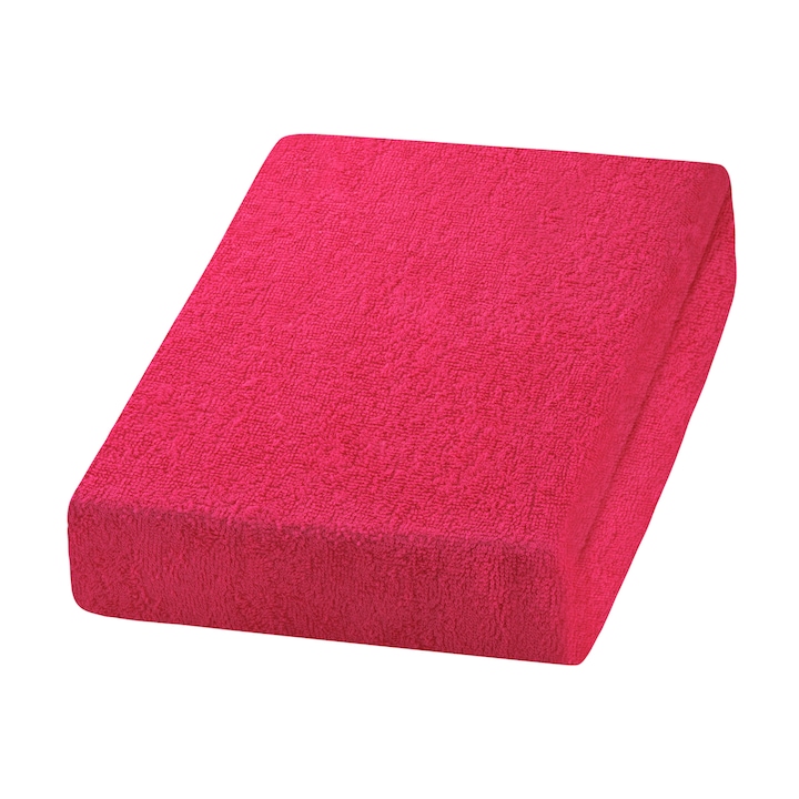 Cearceaf pat cu elastic, Activeshop, Sintetic, 180g/m2, 70x190cm, Fucsia