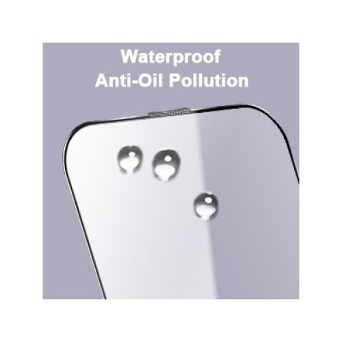 Folie de protectie pentru telefon, Happy, Sticla securizata, Kit de instalare, Pentru iPhone 14 Pro, Transparent