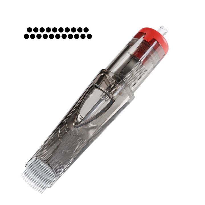 Cartuse tatuat Activeshop El Cartel Soft Edge Magnum, 0.30mm, set 10 buc, 21 ace