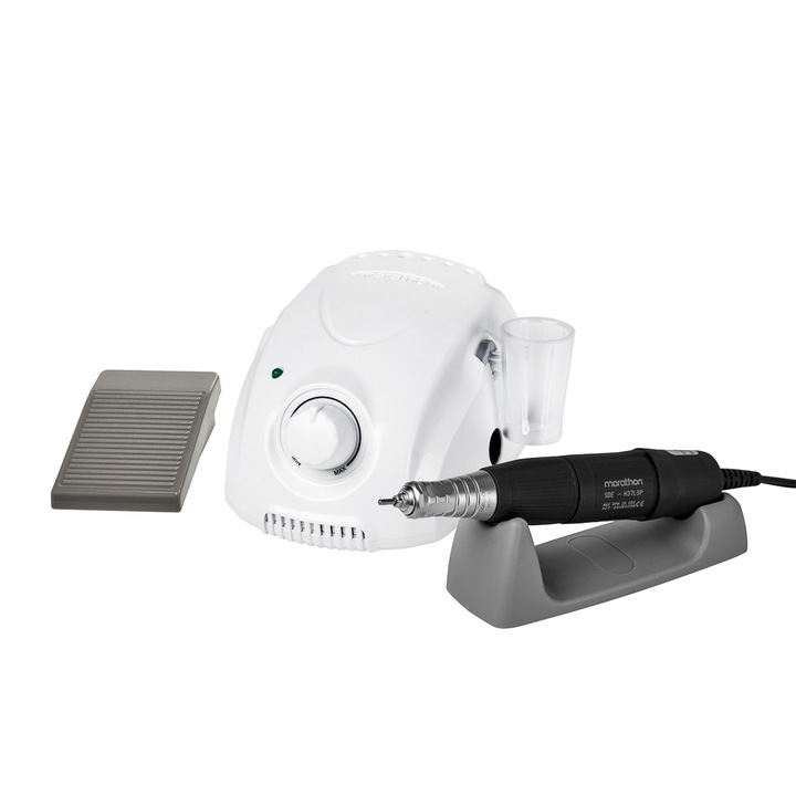 Фреза за маникюр, Activeshop Marathon 3 Champion, 35000 RPM, Twist-Lock, бяла