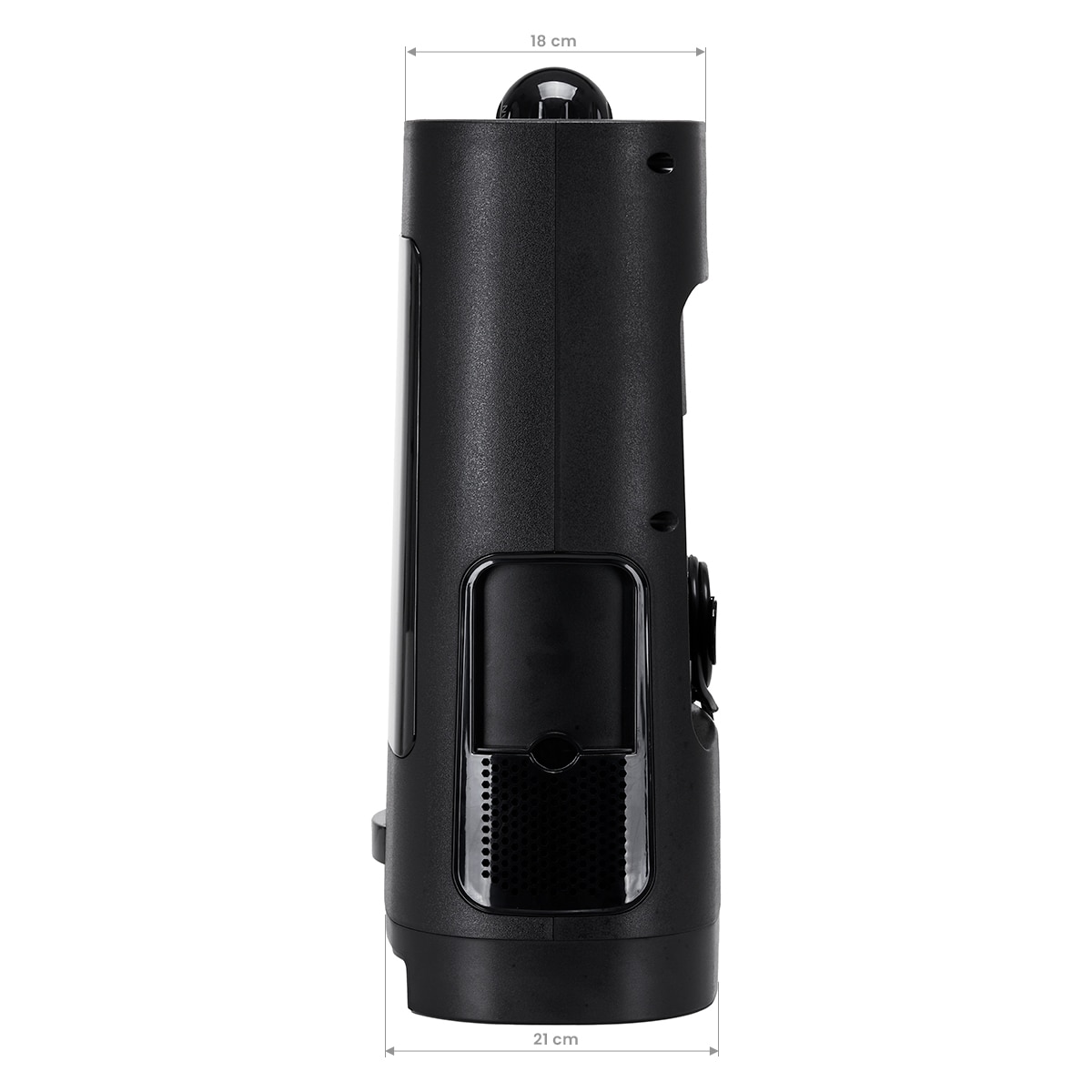 Aspirator pentru par, Activeshop, 1400W, 2.7 L, Negru