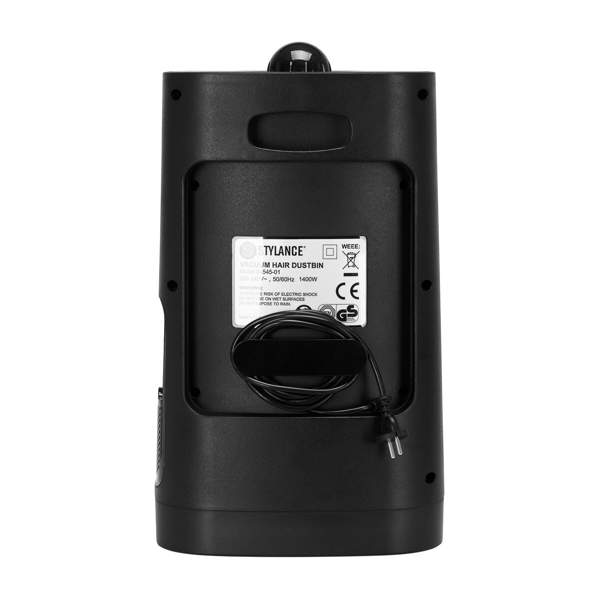 Aspirator pentru par, Activeshop, 1400W, 2.7 L, Negru