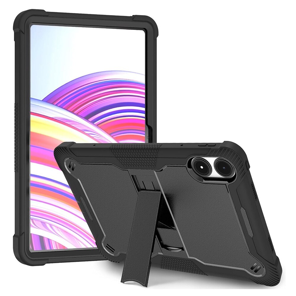 Husa pentru Xiaomi Redmi Pad Pro / Pro 5G / Poco Pad, Techsuit, Rugged TabShell, Neagra