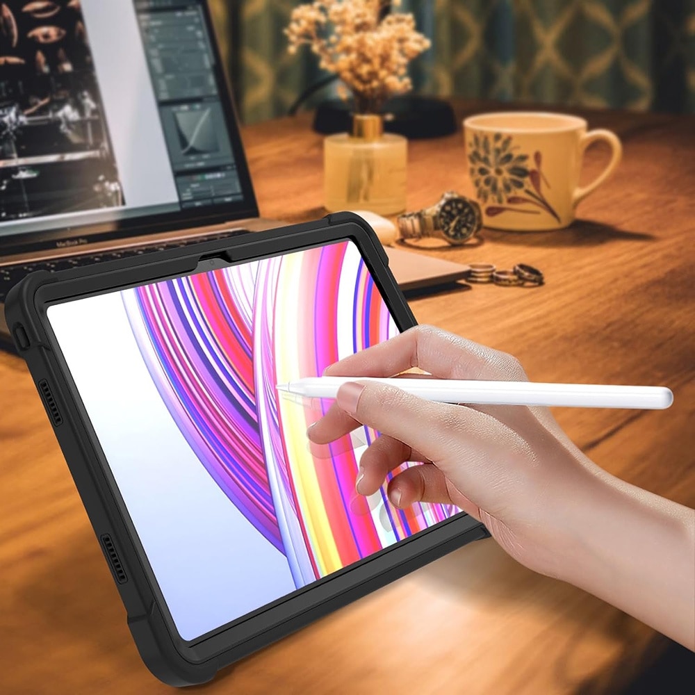 Husa pentru Xiaomi Redmi Pad Pro / Pro 5G / Poco Pad, Techsuit, Rugged TabShell, Neagra