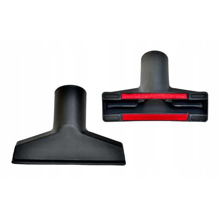 Perie aspirator, Invest, capat cu velur, 32mm, plastic, negru