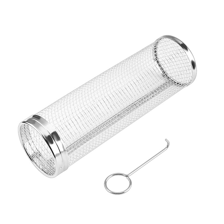 Кошница за ролетна скара Hokretme, неръждаема стомана, сребриста