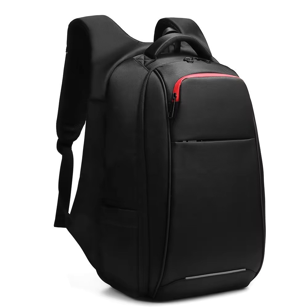 Rucsac laptop 15.6", smart casual, impermeabil, cu buzunar antifurt si port USB, GETICS, 32x16x46 cm, Negru