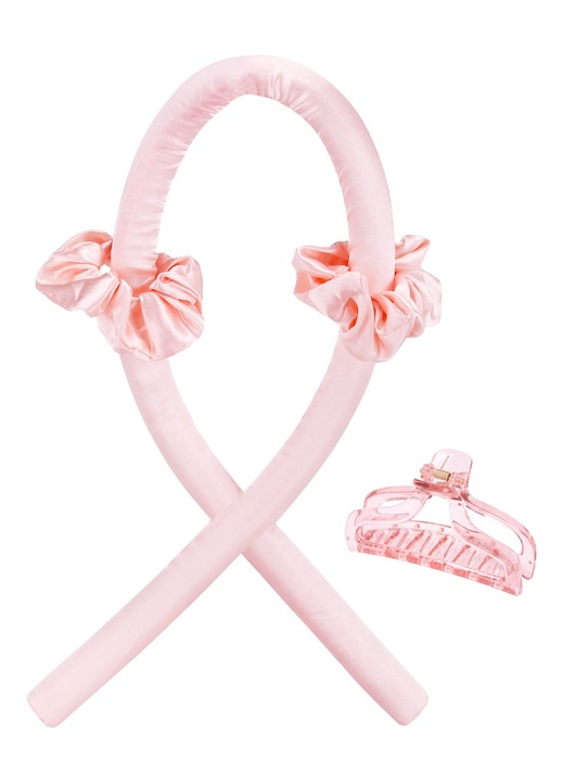 Set 4 accesorii pentru par, Activeshop, roz