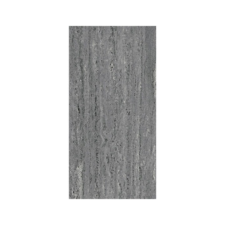Gresie New Travertin, model ciment, 33x66 cm, 28260411, Gri antracit, finisaj mat