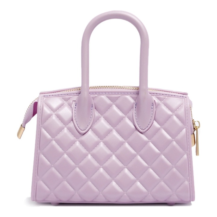 Marc ellis, Geanta de umar cu aspect matlasat, Auriu, Lila