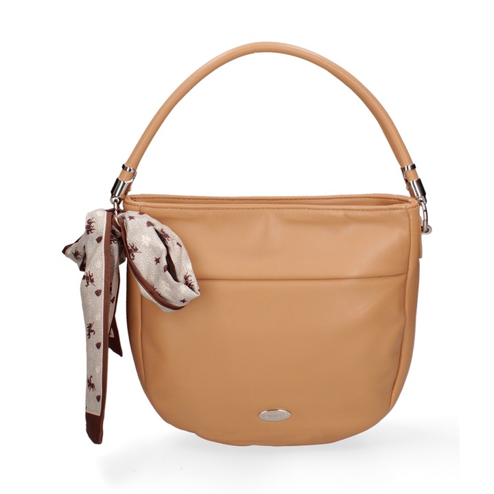 David Jones, Geanta de mana cu accesoriu esarfa, Portocaliu caisa