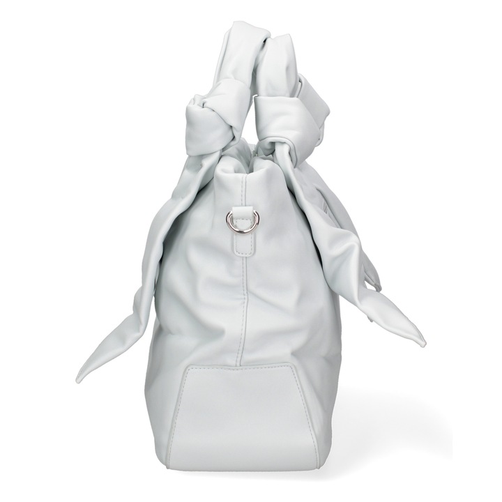 Diana&Co, Geanta shopper de piele ecologica, Albastru deschis