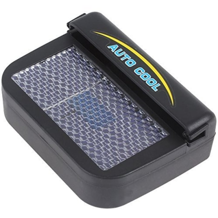 Set 2 Ventilatoare Solare Auto cool, pentru masina, montare geam, 150 x 112 x 54 mm