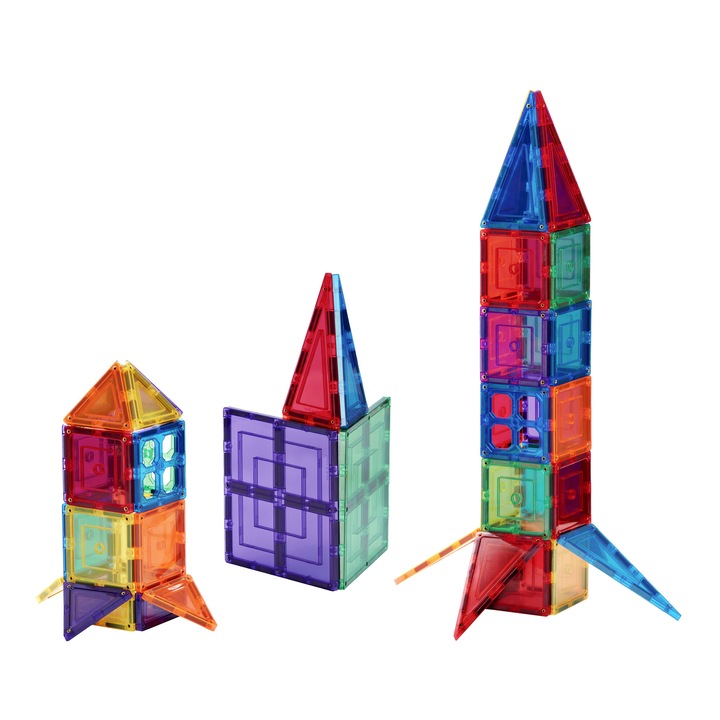 Learn & Grow Toys mágneses építőkészlet, alapcsomag, 64 db