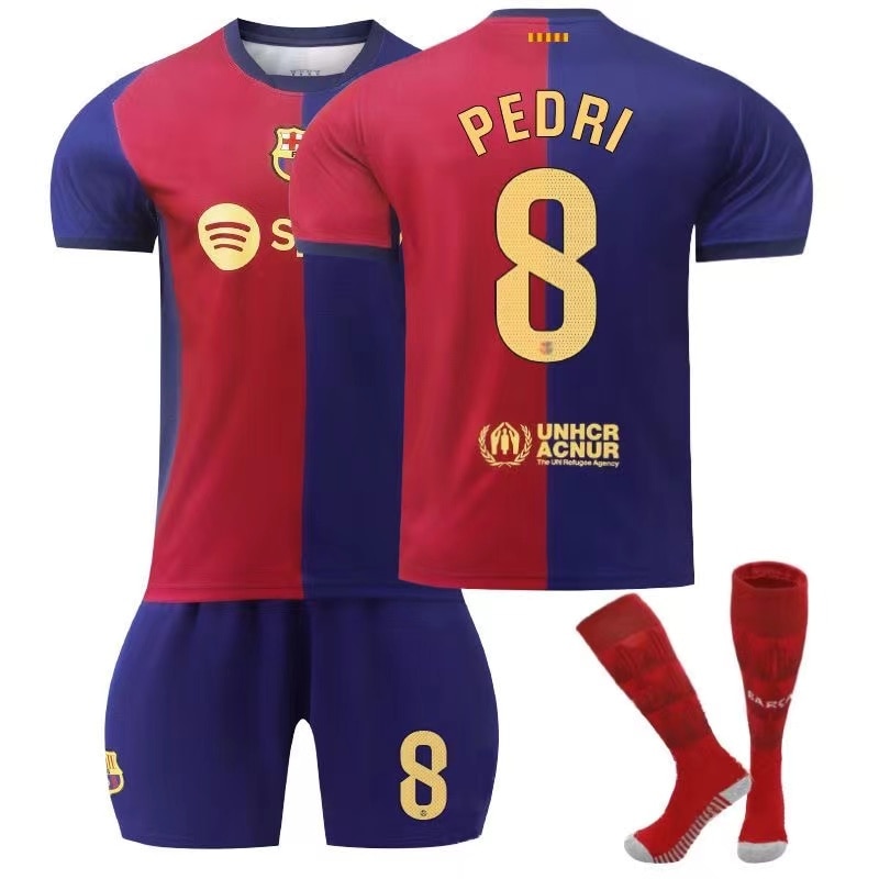 Echipament sportiv Barcelona Pedri Fotbal Jersey 2024/2025