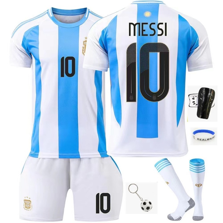 Sportfelszerelés Amerika Kupa Argentina Messi futballmez 2024/2025, ANUTETOUNI®, poliészter