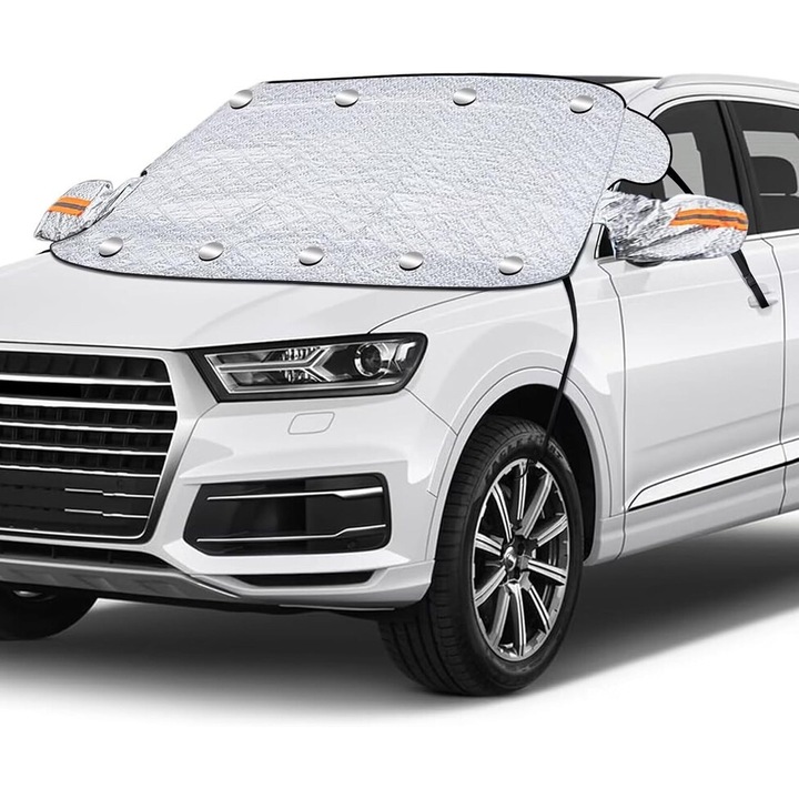 Покривало за предно стъкло YSBER, 4 слоя, устойчиво на скъсване и топлина, отразяващо, 157x126 см