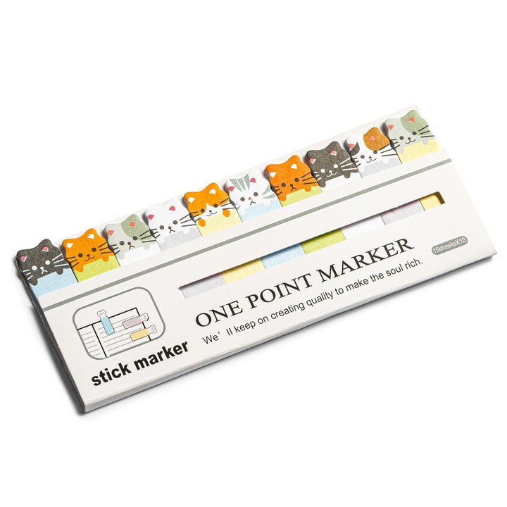 Лепящи бележки с котки