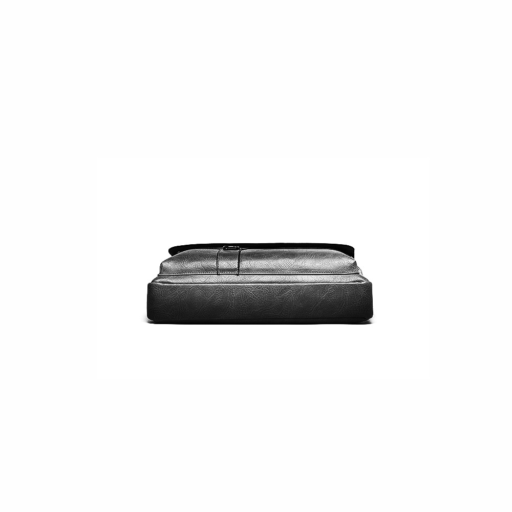 Geanta Business din Piele Ecologica Neagra, office, Laptop pana la 15.6 Inch