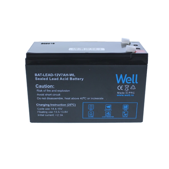 Acumulator 12V 7A 151x65x93mm Well