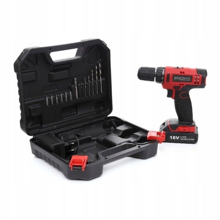 Autofiletanta 18V cu un acumulator de 1.3Ah si geanta de transport 30Nm 1350rot/min