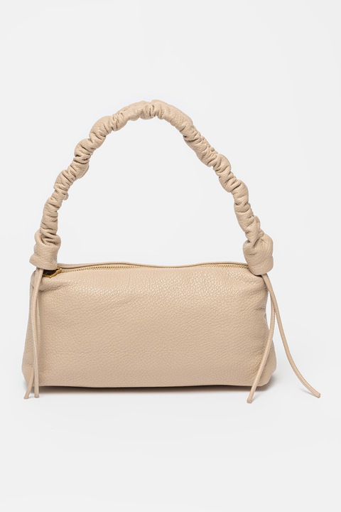 Francesca Rossi, Geanta de piele ecologica cu maner si bareta detasabila, Alb murdar