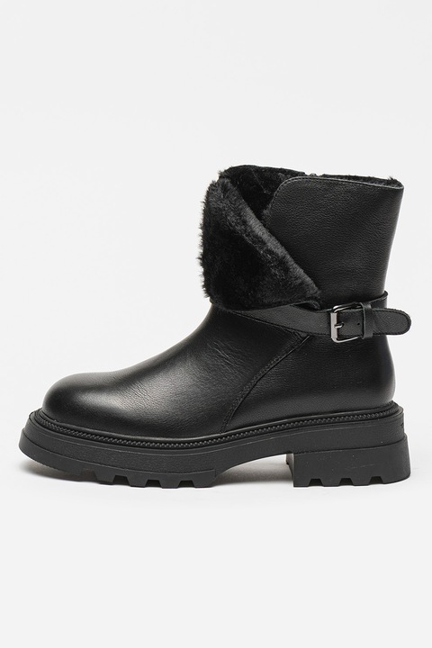 Tosca Blu, Ghete de piele Sun Valley, Negru, 37