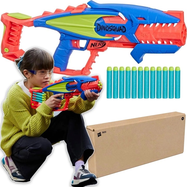 Пистолет играчка Nerf DinoSquad Terrodak, за деца над 8 години