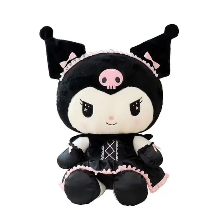 Плюшена кукла Kuromi от серията Hello Kitty Sanrio, 40 см, Toyska®