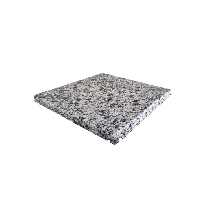 Capac Gard, Granit, Gri si Negru, 30x30x2cm