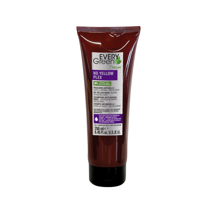Masca de par Every Green No Yellow Plex pentru par blond, 250ml