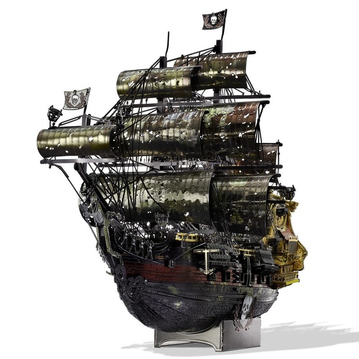 WALALLA fémes 3D puzzle, kalózhajó modell, többszínű, felnőtteknek és családoknak