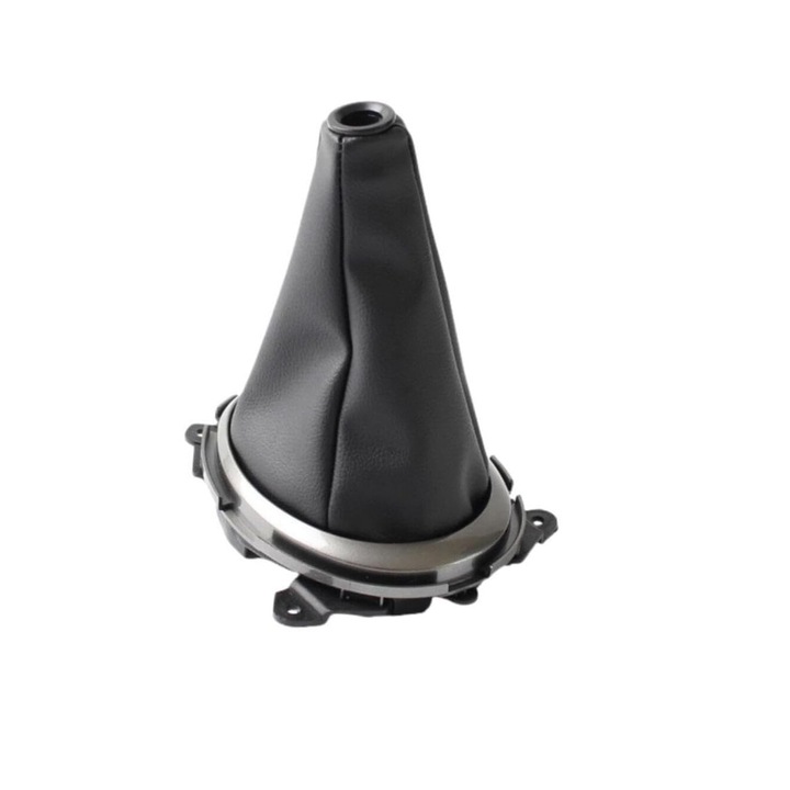 Маншон за скоростен лост с рамка, подходящ за Honda Jazz Mk2, 2007-2013, черен/сив