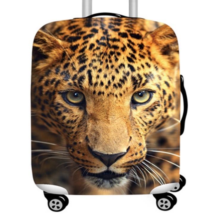 Husa elastica NINI pentru protectie Troler sau Valiza, Marimea M ajustabila, model Lion AK4811