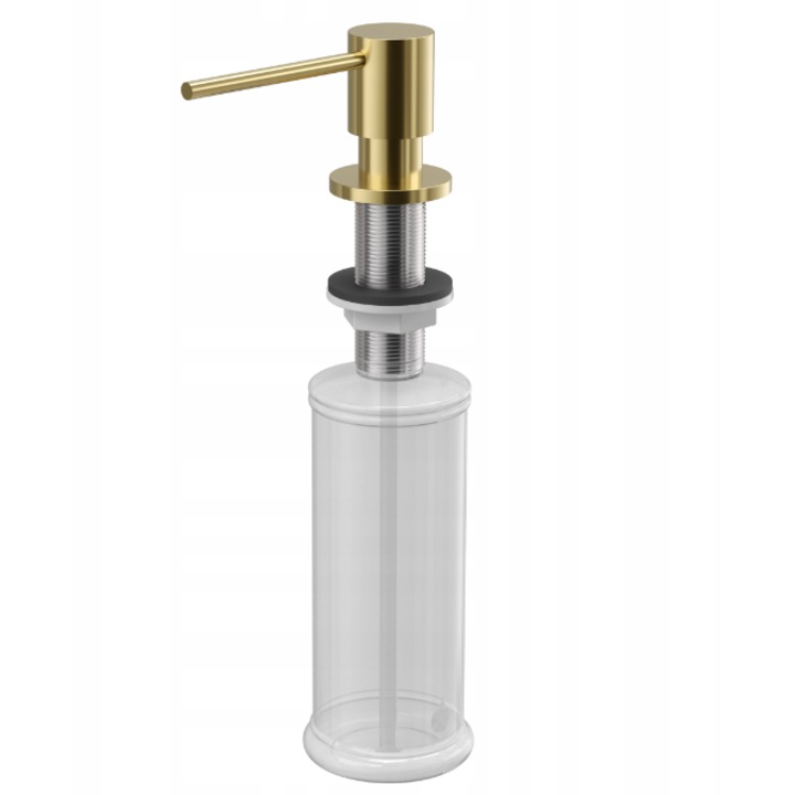 Dozator de sapun lichid Quadron Lori pentru chiuveta de bucatarie 500ml Gold