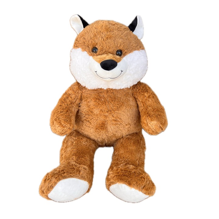 Jucarie plus, Vulpe, Maro, 80 cm