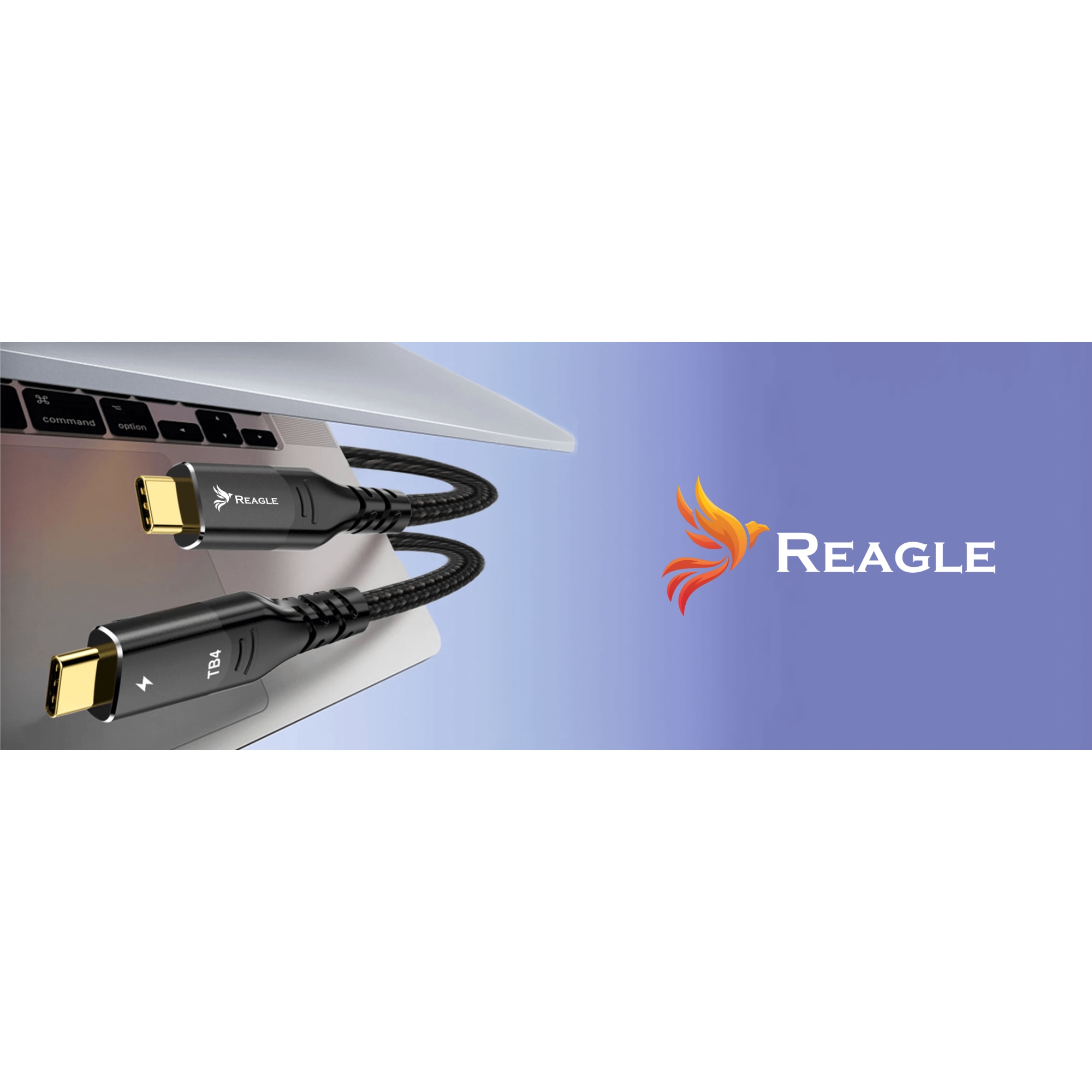 Cable Thunderbolt 4 Pro 2M Reagle USB-C PD 100W 8K 40 Gbps pentru ...