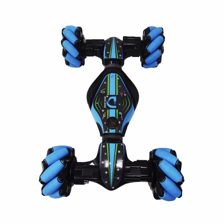 Masinuta Cascadorii cu telecomanda si control prin gesturi Blue, Yupy®