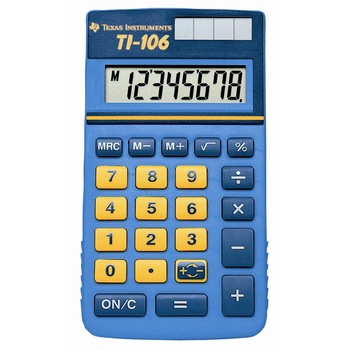 Calculator de birou avansat Texas Instruments TI-106 II, afisaj 2 linii Calculator de birou avansat Texas Instruments TI-106 II, afisaj 2 linii