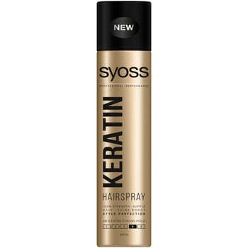 Fixativ Syoss Keratin Style Perfection pentru fixare puternica, 300 ml Fixativ Syoss Keratin Style Perfection pentru fixare puternica, 300 ml