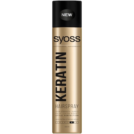 Fixativ Syoss Keratin Style Perfection pentru fixare puternica, 300 ml