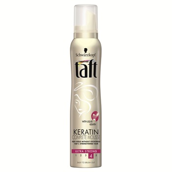 Spuma modelatoare Taft Keratin Complete, 200 ml Spuma modelatoare Taft Keratin Complete, 200 ml