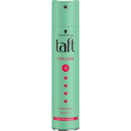 Fixativ Taft Volume Mega Strong Hold, nivel fixare 5, formula vegana, 250 ml