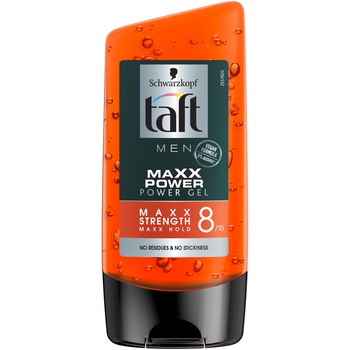 Gel de par Taft Looks Maxx Power, fixare mega puternica, 150ml Gel de par Taft Looks Maxx Power, fixare mega puternica, 150ml