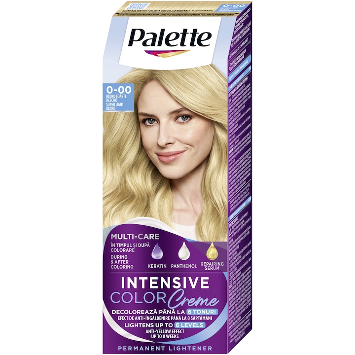 Боя за коса Palette Intensive Color Creme E20 Супер светло рус, 110 мл
