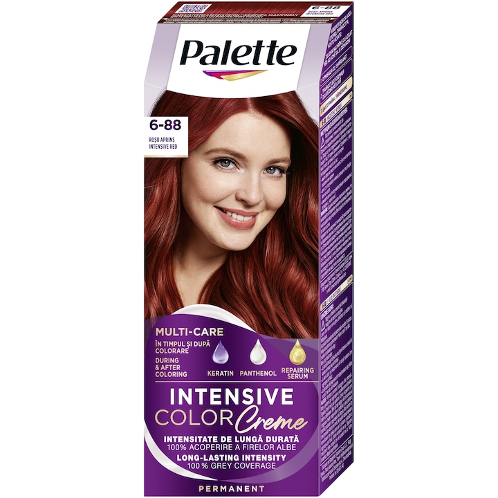 Боя за коса Palette Intensive Color Creme RI5 Наситено червен, 110 мл