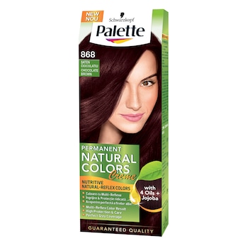 Vopsea de par permanenta Palette Natural Colors 868 Saten Ciocolatiu, 110 ml Vopsea de par permanenta Palette Natural Colors 868 Saten Ciocolatiu, 110 ml