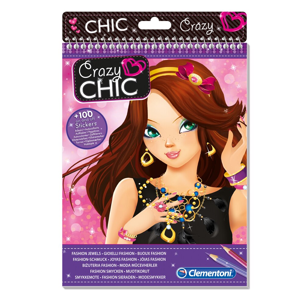 Caiet Mediu Crazy Chic Bijuterii